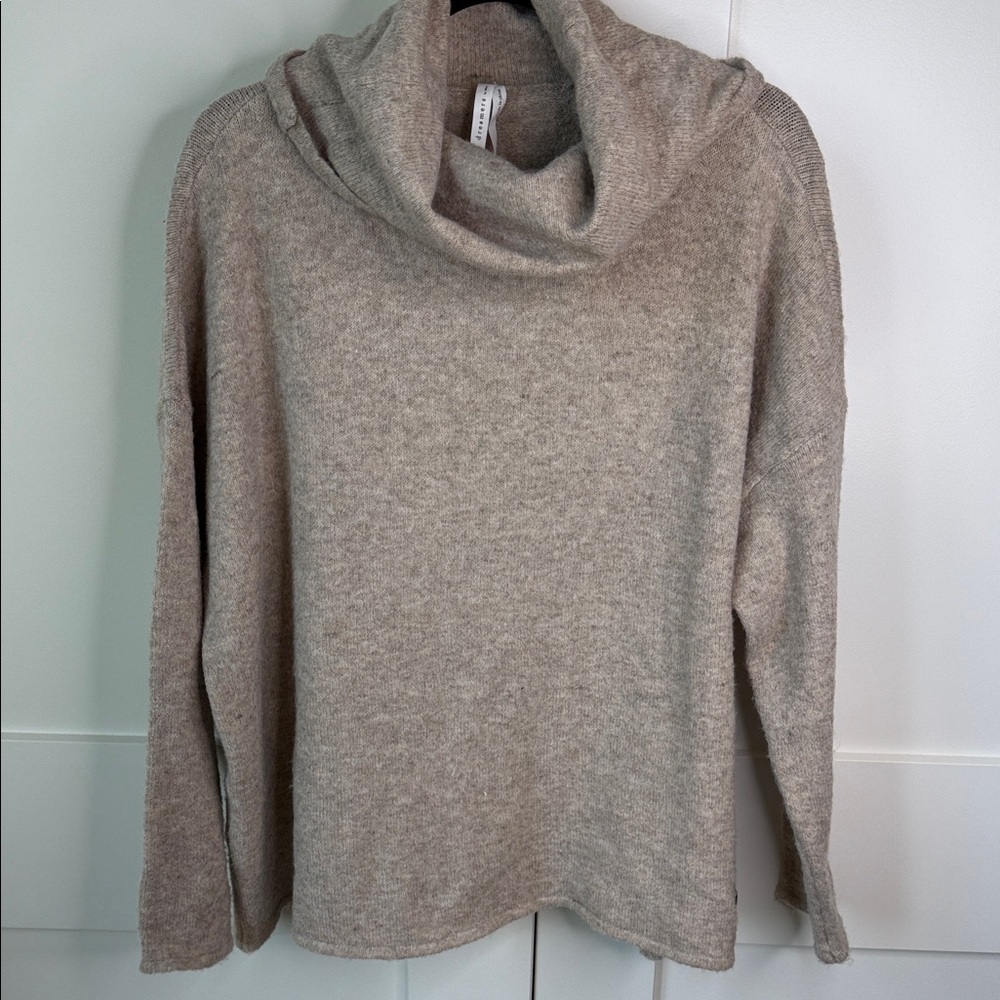 Dreamers Light Tan Cowl Neck Sweater